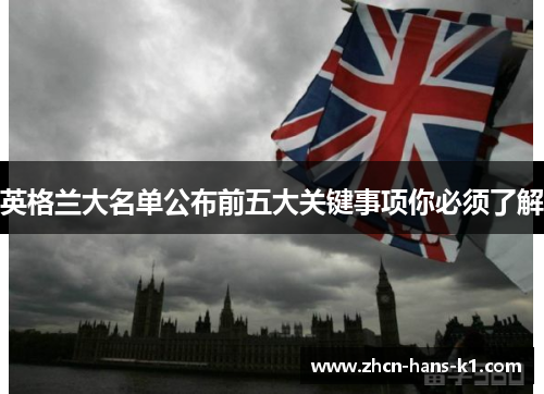 英格兰大名单公布前五大关键事项你必须了解